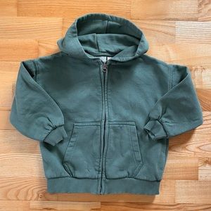 ZARA Kids Plush Pouch Pocket Hoodie